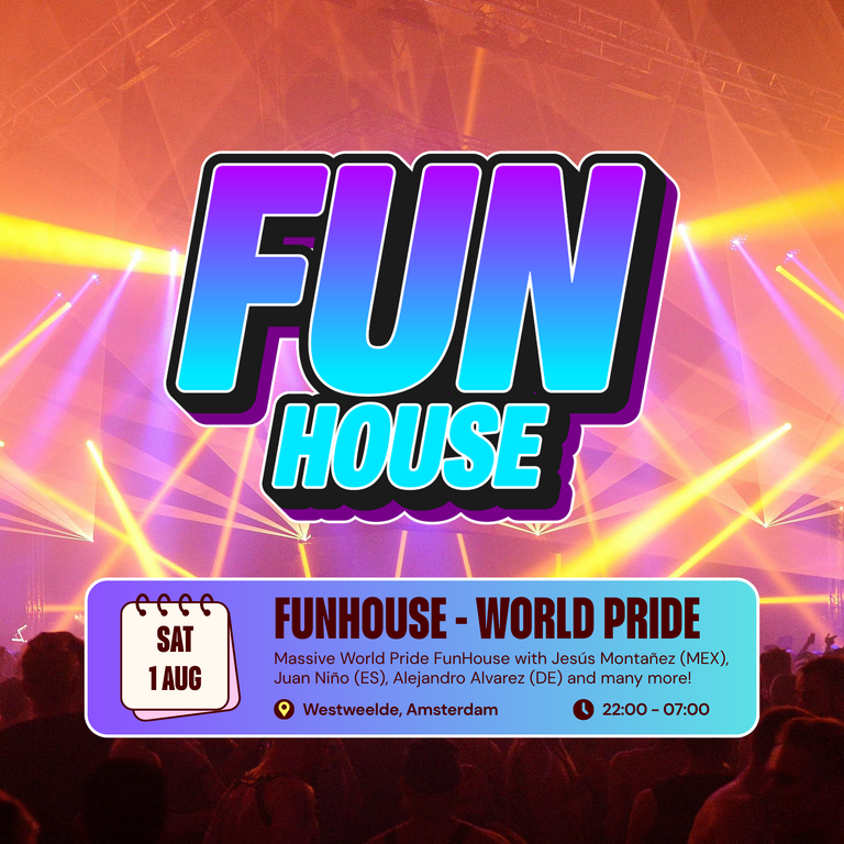 World Pride - 2026 - FunHouse The World Pride - Saturday Edition